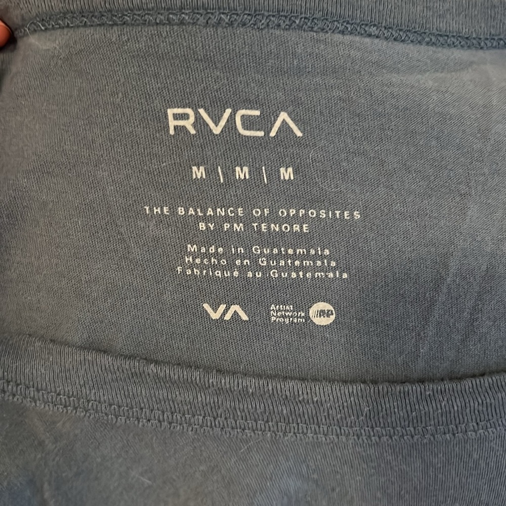 Blue RVCA Women's Top - Picture 5 of 7